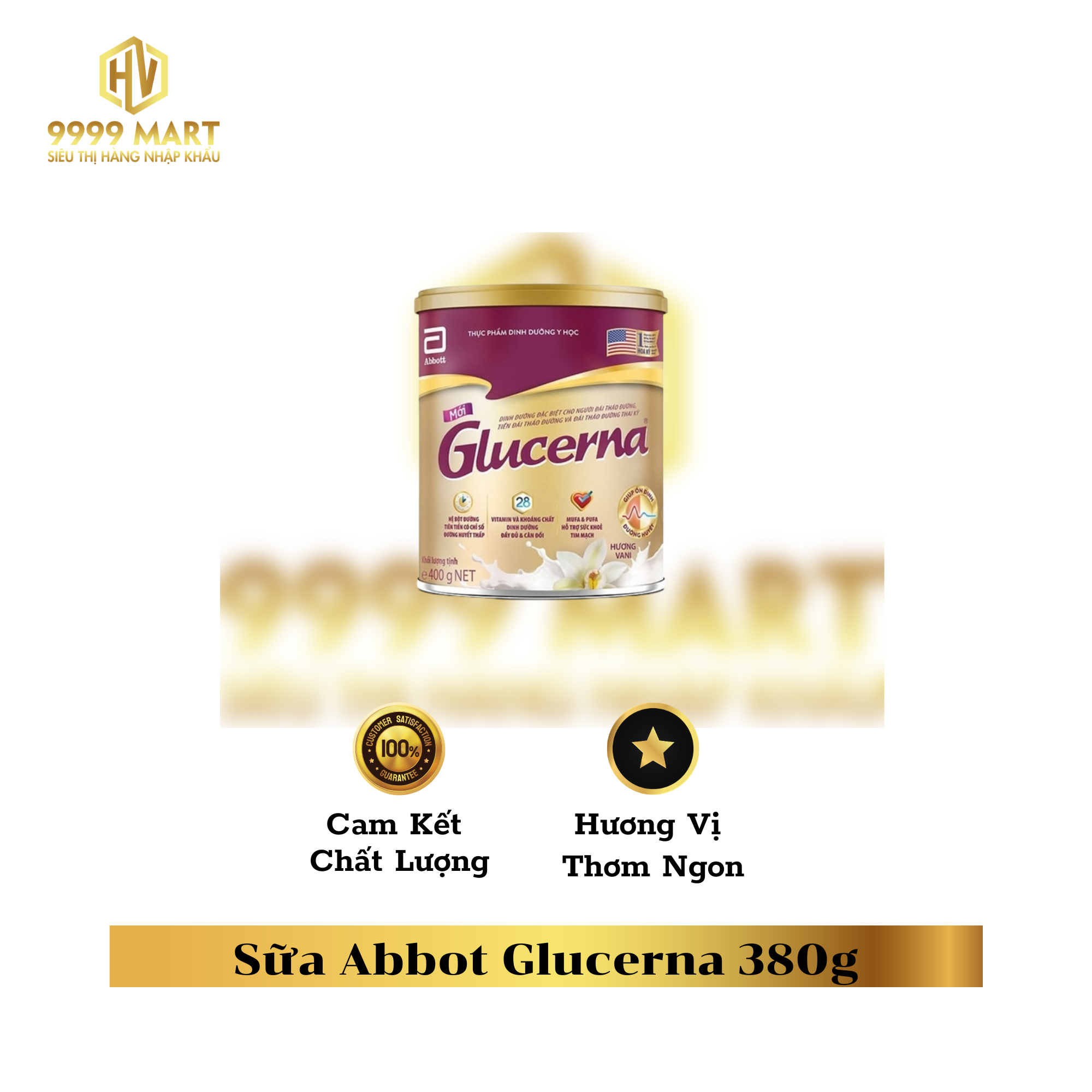  Sữa Abbot Glucerna 380g 