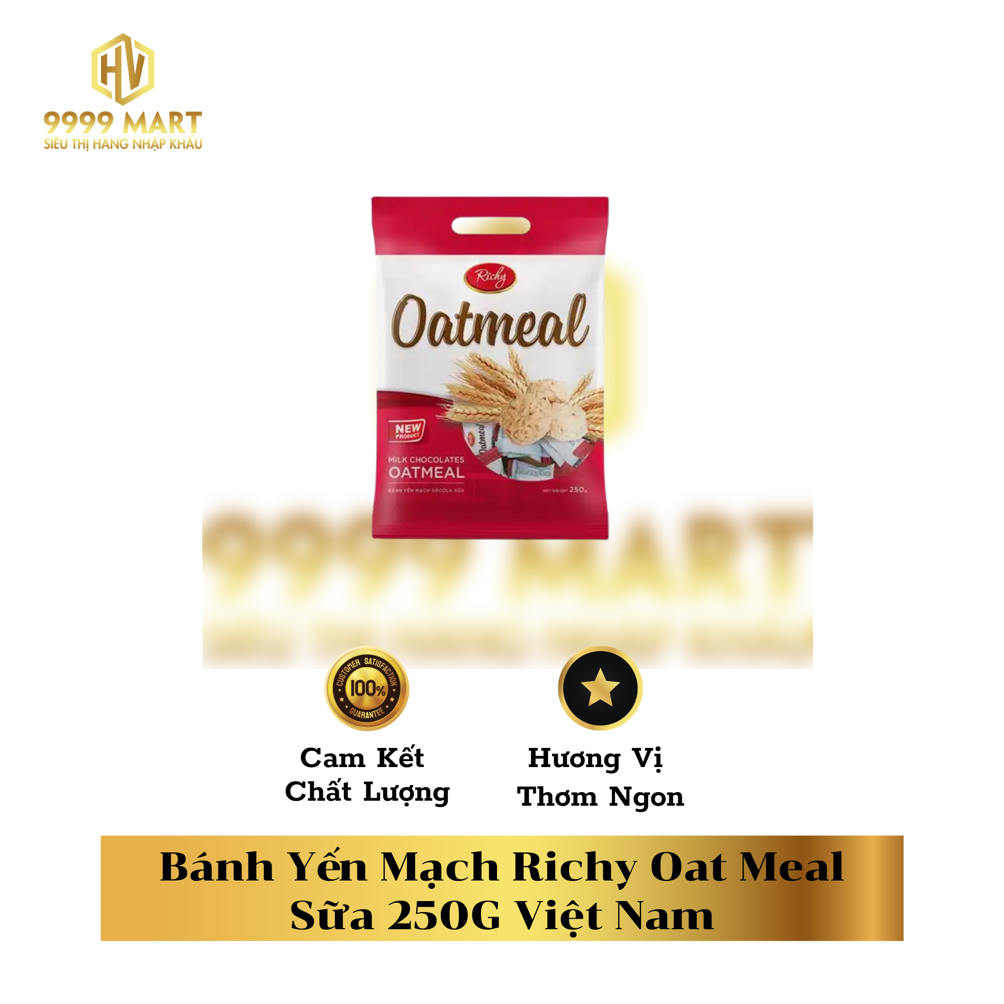  Bánh Yến Mạch Richy Oat Meal Sữa 250G Việt Nam 