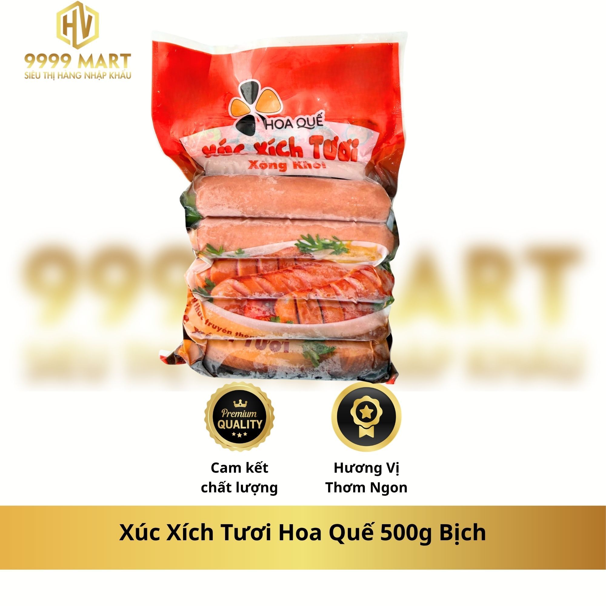  Xúc Xích Tươi Hoa Quế 500g Bịch 