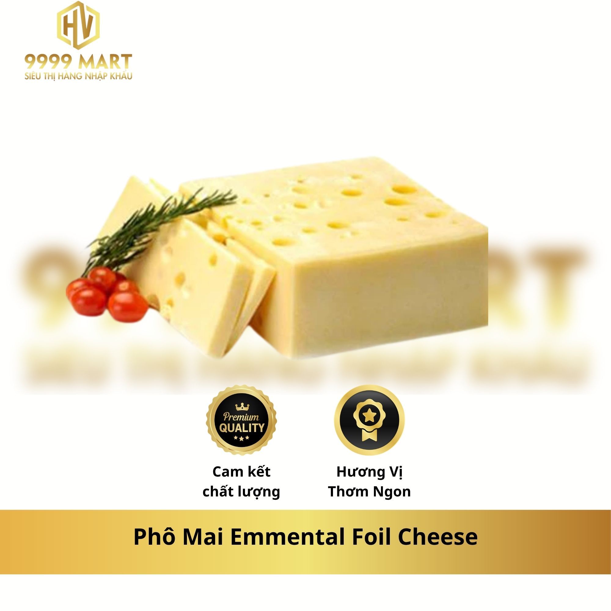  Phô Mai Emmental Foil Cheese 