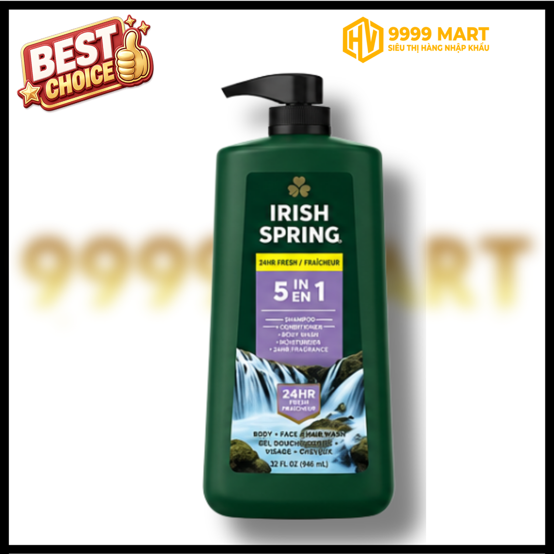  Sữa Tắm Irish Spring 5-In-1 887ml 