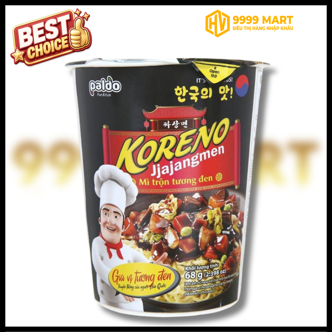  Mì Tương Đen Koreno Jjajangmen Paldo 68g 