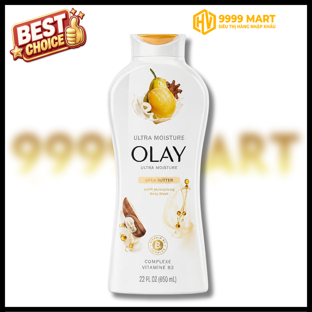  Sữa Tắm Dưỡng Ẩm Olay Spiced Chai & Pear 700ml - Mỹ 