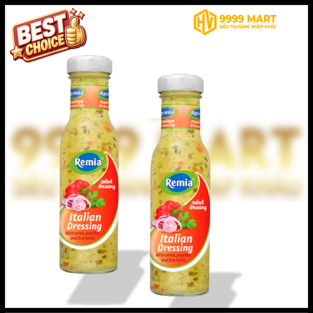  Xốt Trộn Gia Vị Mềm Dressing Hiệu Remia 250ml - Hà Lan 