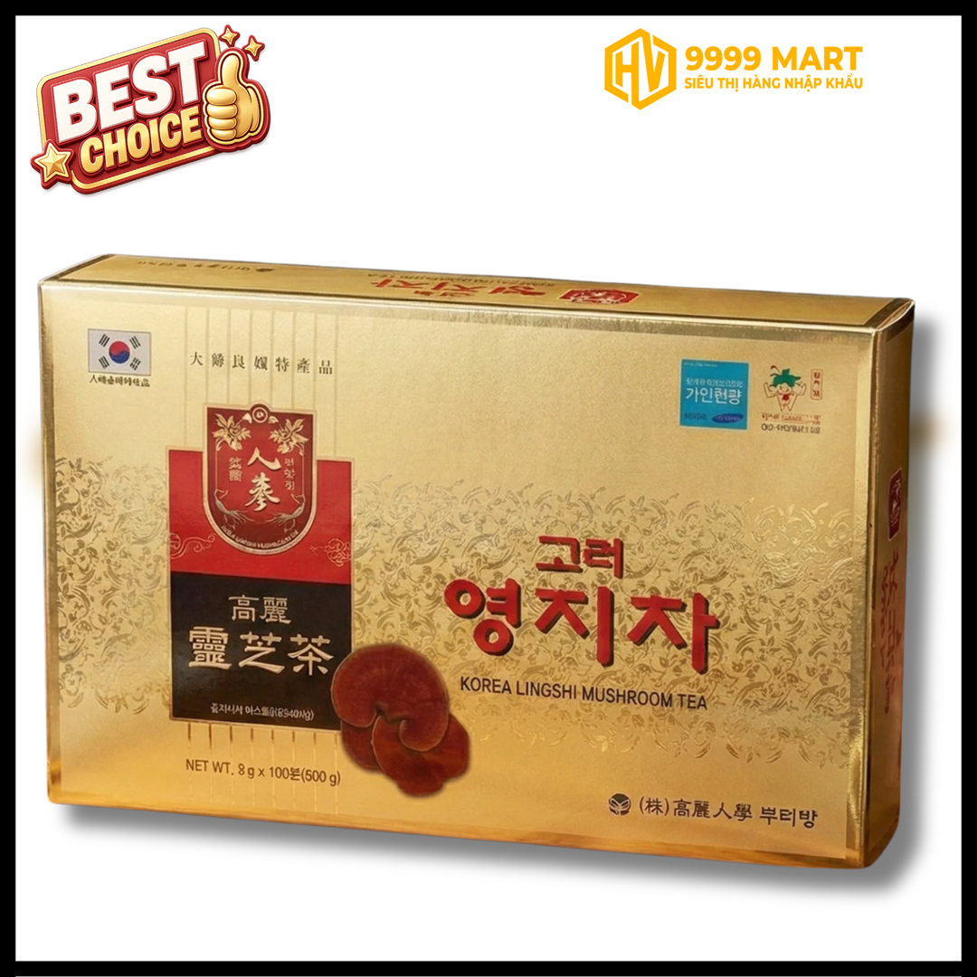  Trà Nấm Linh Chi Korea Lingshi Mushroom Tea - Hàn Quốc 