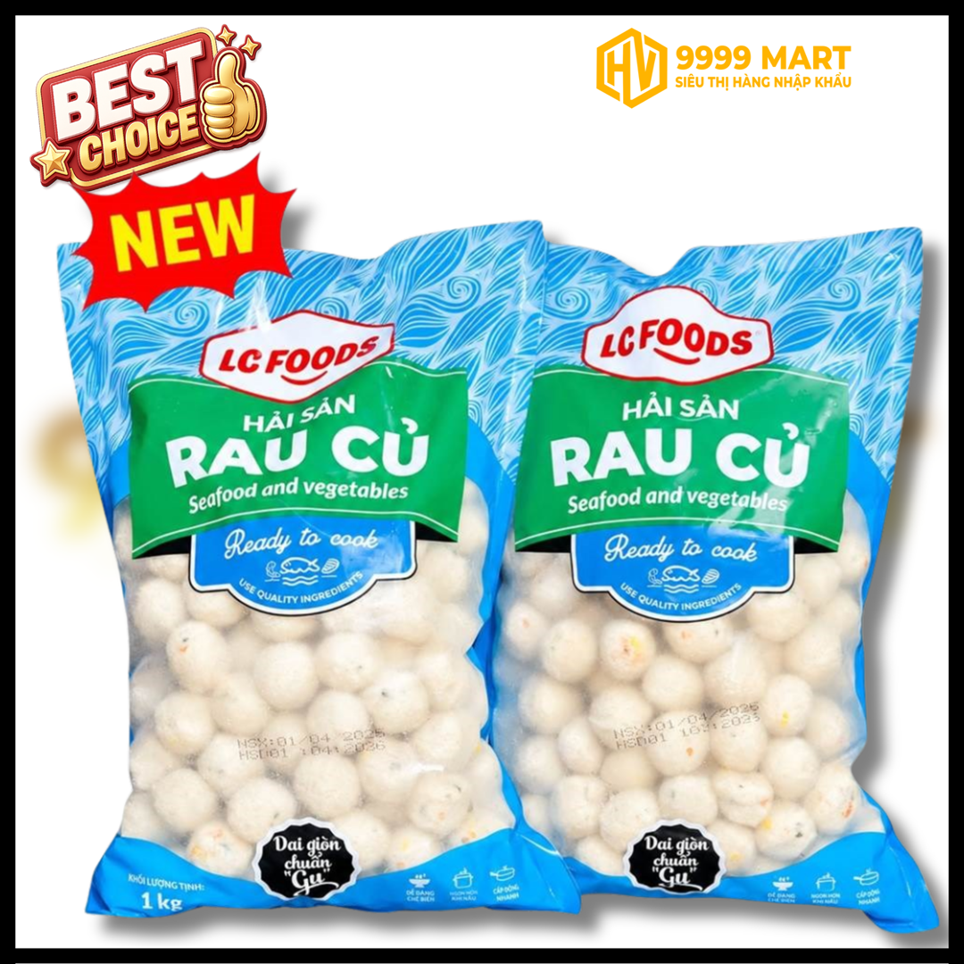  Hải Sản Rau Củ LC Foods 1kg (160V) - Việt Nam 