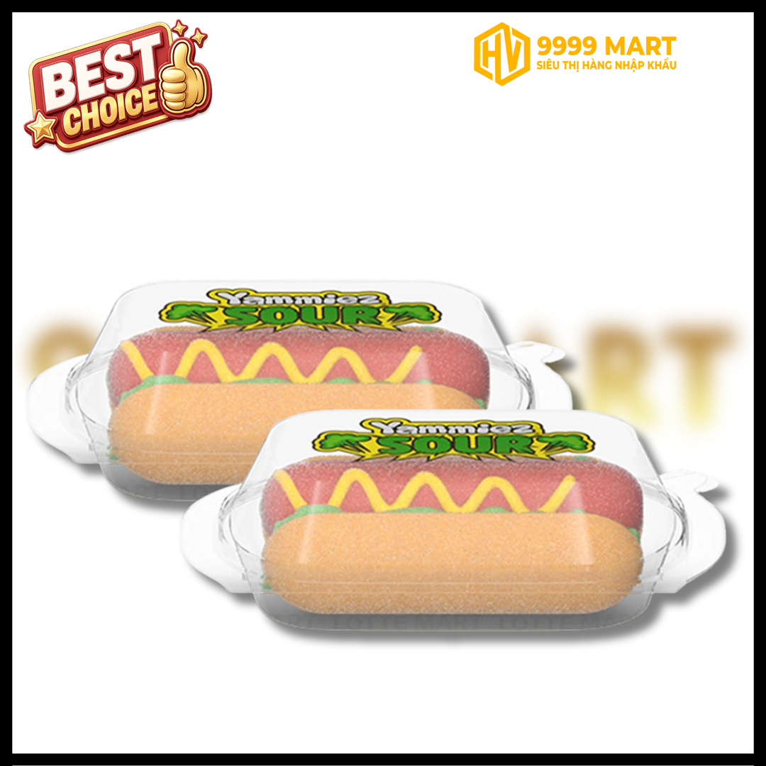  Kẹo Marshmallow Relkon Yammies Hình Hot Dog 50g 