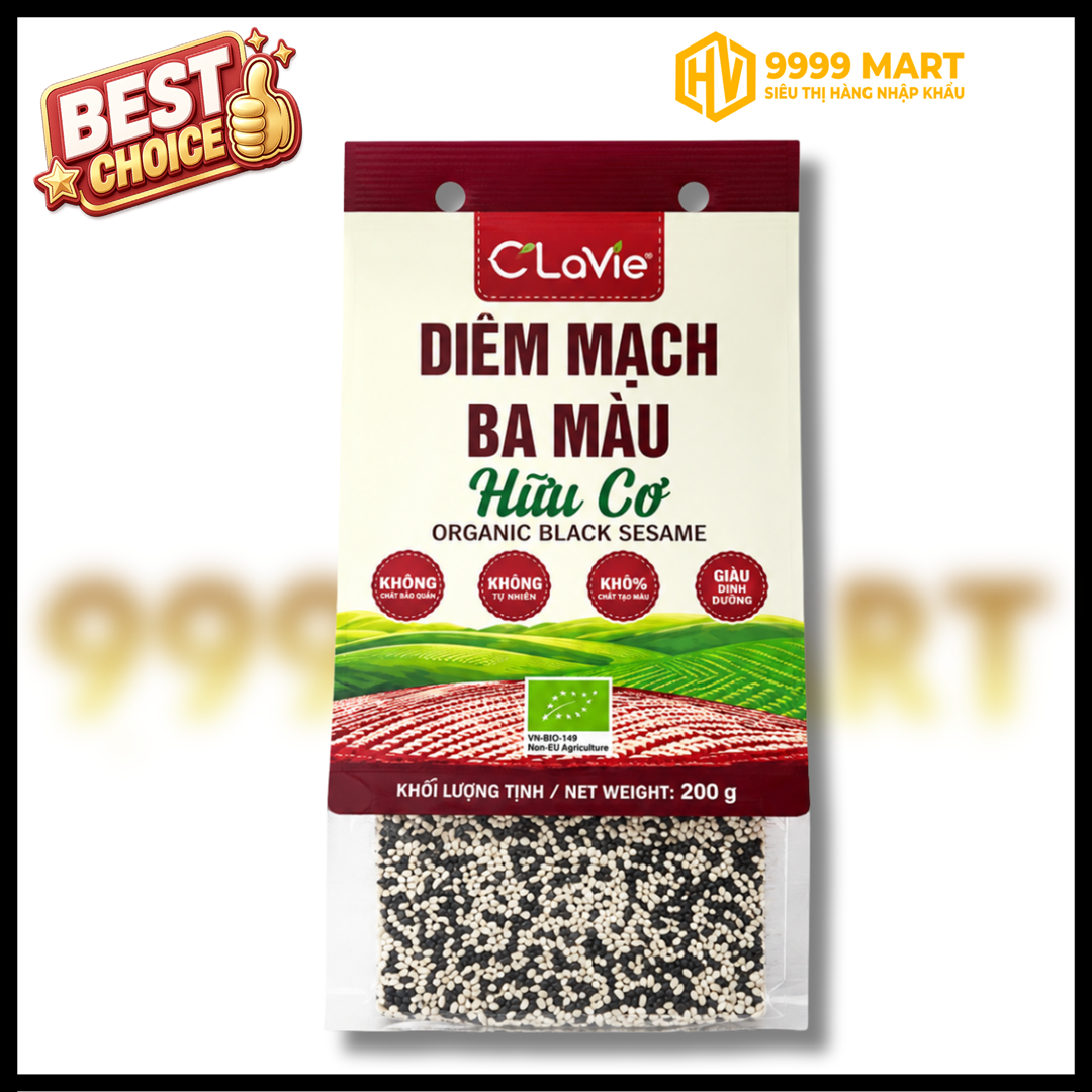  Diêm Mạch Ba Màu Hữu Cơ C'LaVie 200g - Việt Nam 
