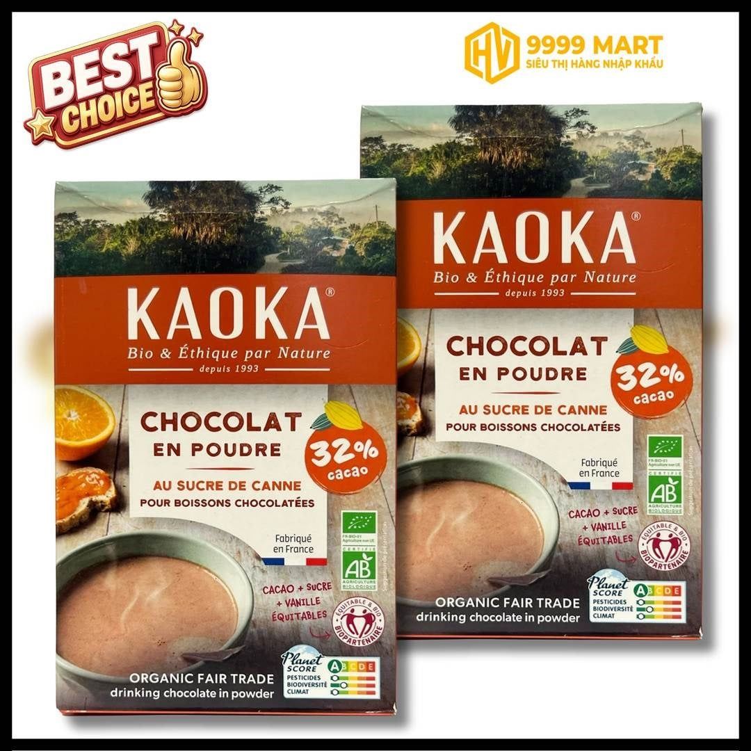  Bột Ca Cao Hữu Cơ Kaoka 400g 