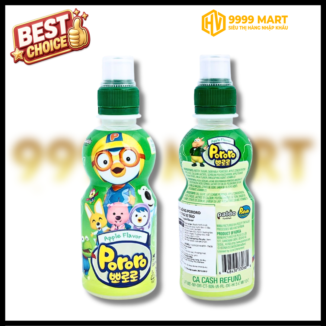  Nước Uống Pororo Hương Vị Táo 235ml 