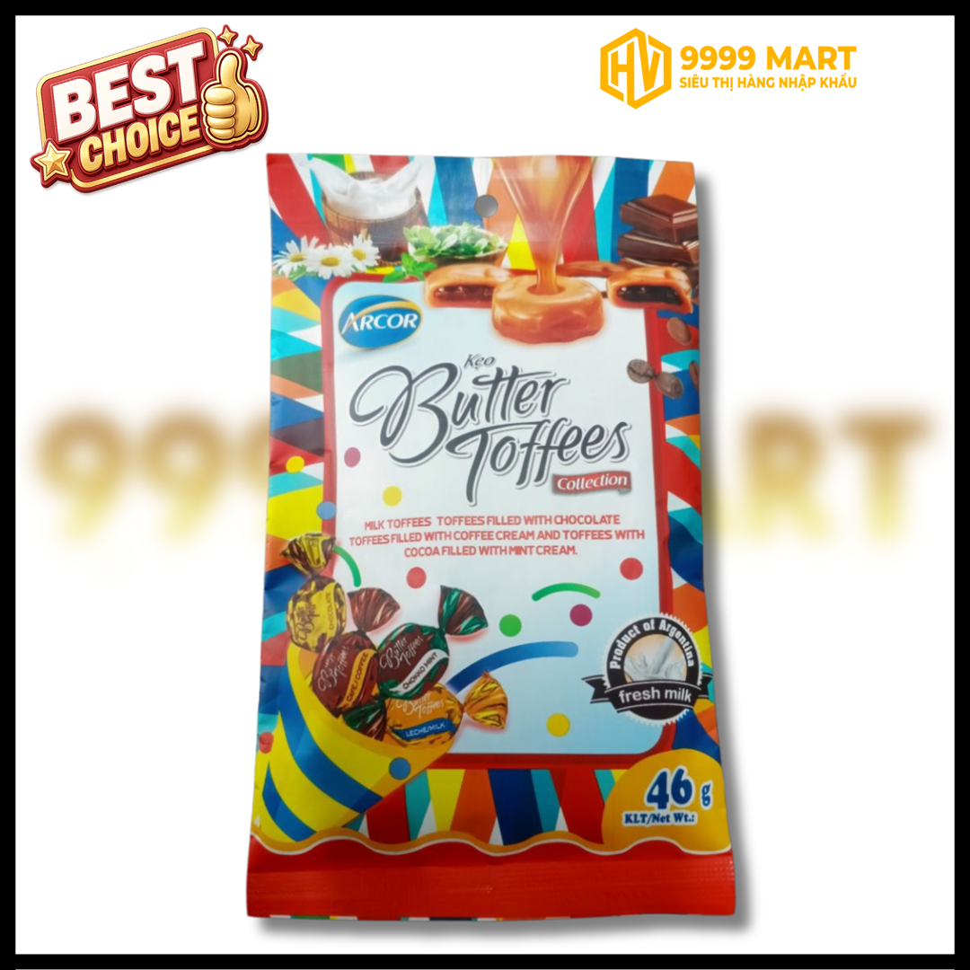  Kẹo Butter Toffees Chocolate 46g 