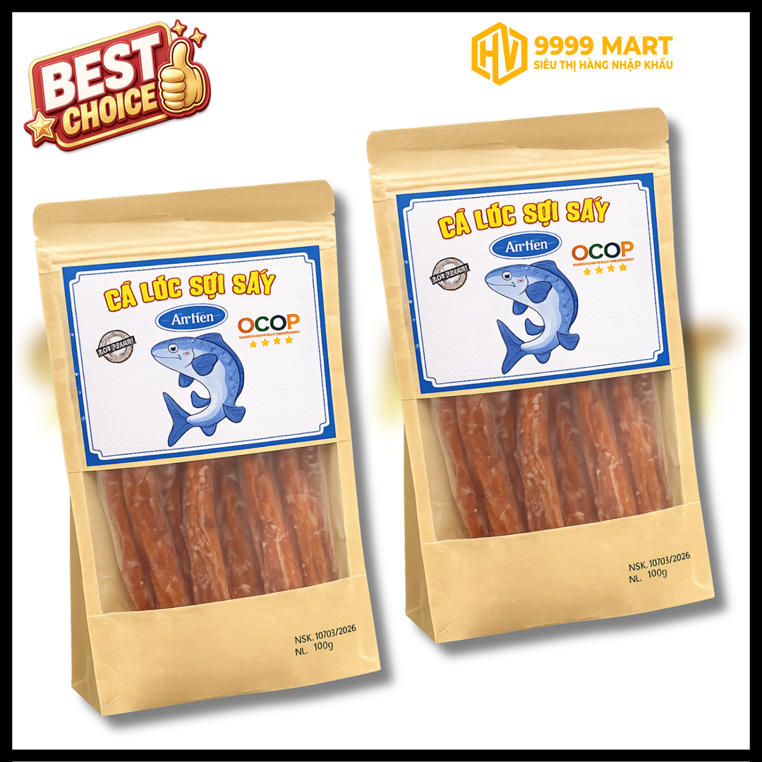  Cá Lóc Sợi Sấy 250gr 