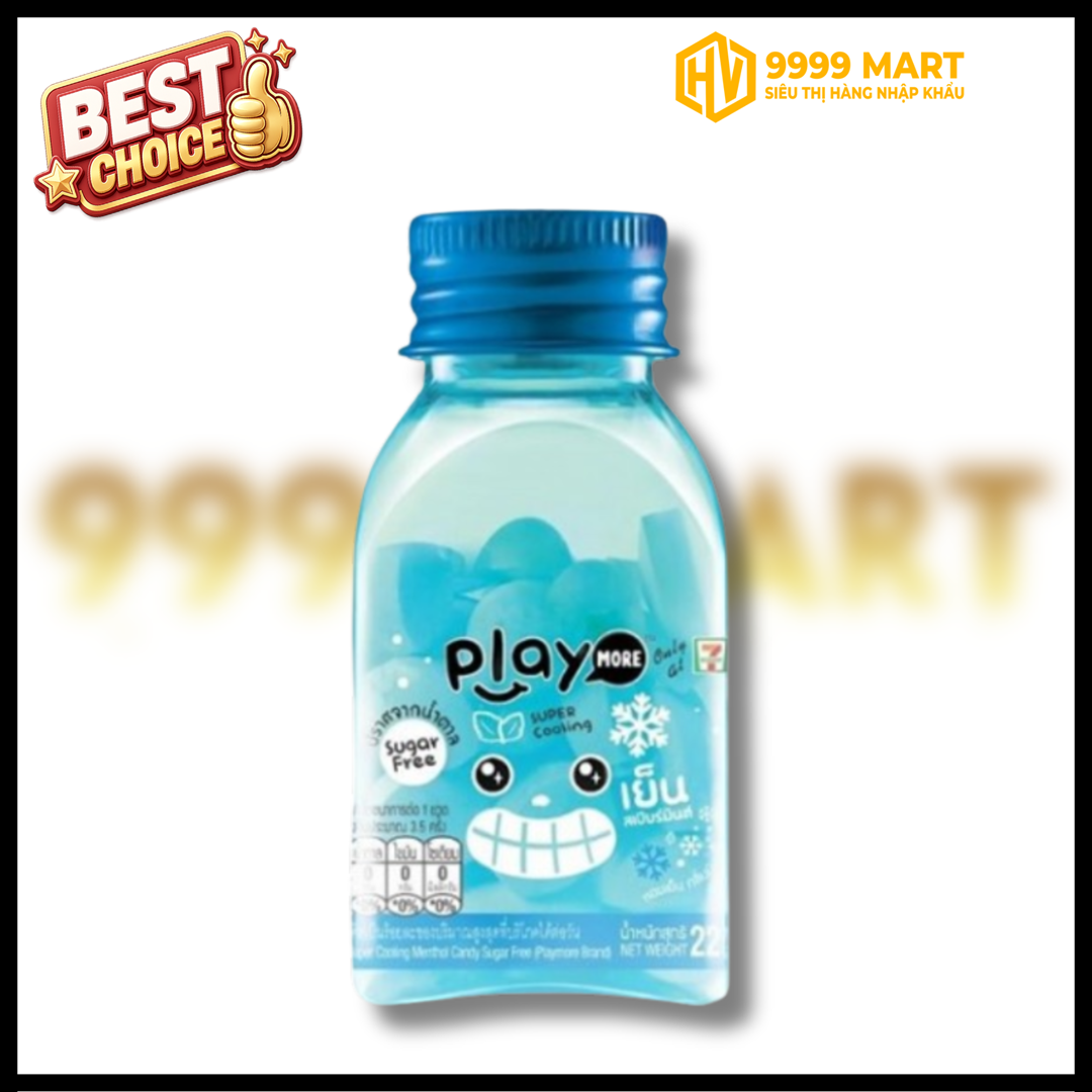  Kẹo The Mát Lạnh Hương Bạc Hà Playmore 22g - Thái Lan 