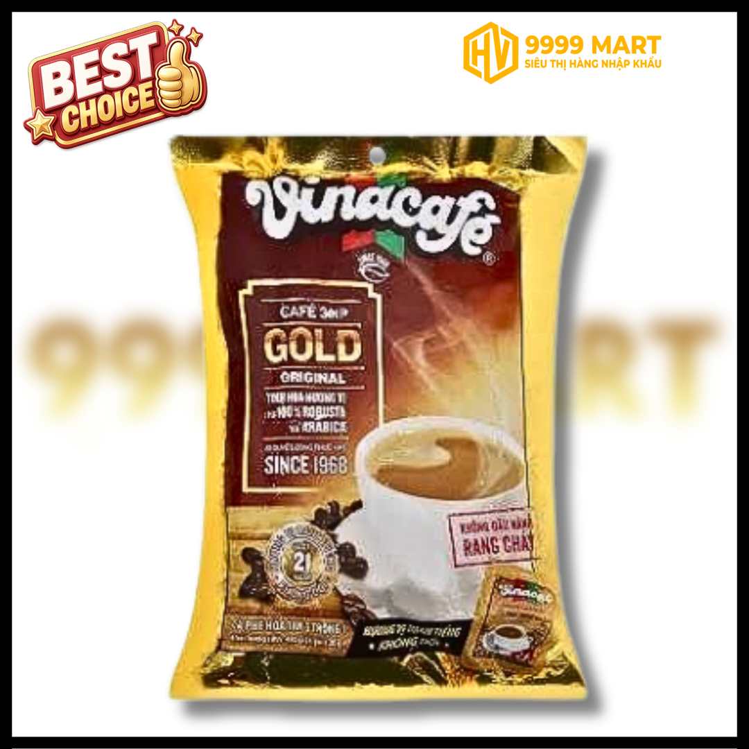  Vinacafe Cà Phê Hòa Tan 3 In 1 Gold (24 Gói X 20gr) 