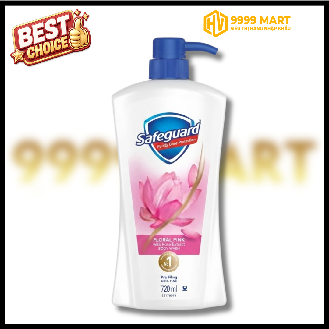  Sữa Tắm Safeguard Hoa Hồng 650ml 