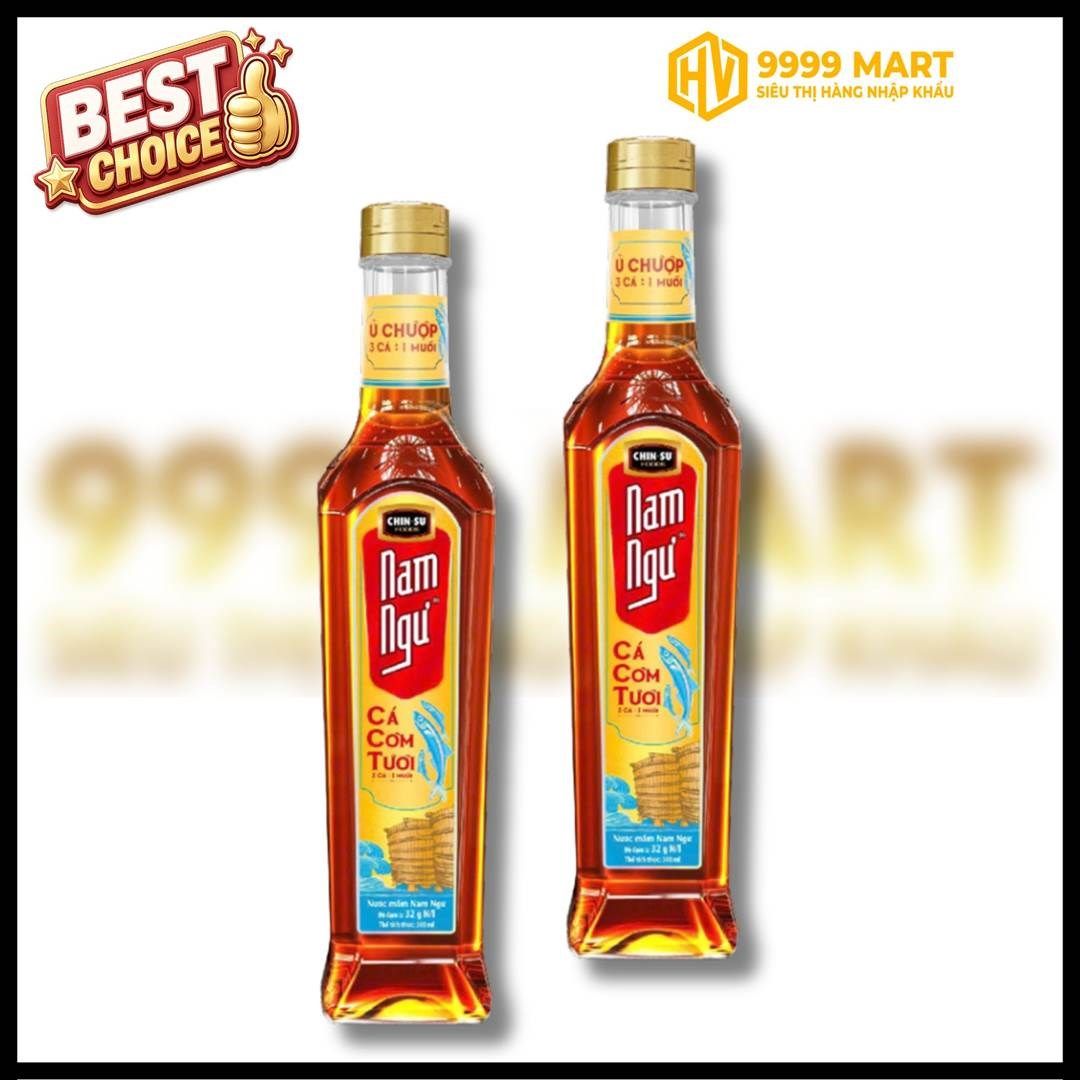  Nước Mắm Nam Ngư Chin-su Cá Cơm Tươi Ngon 500ml 