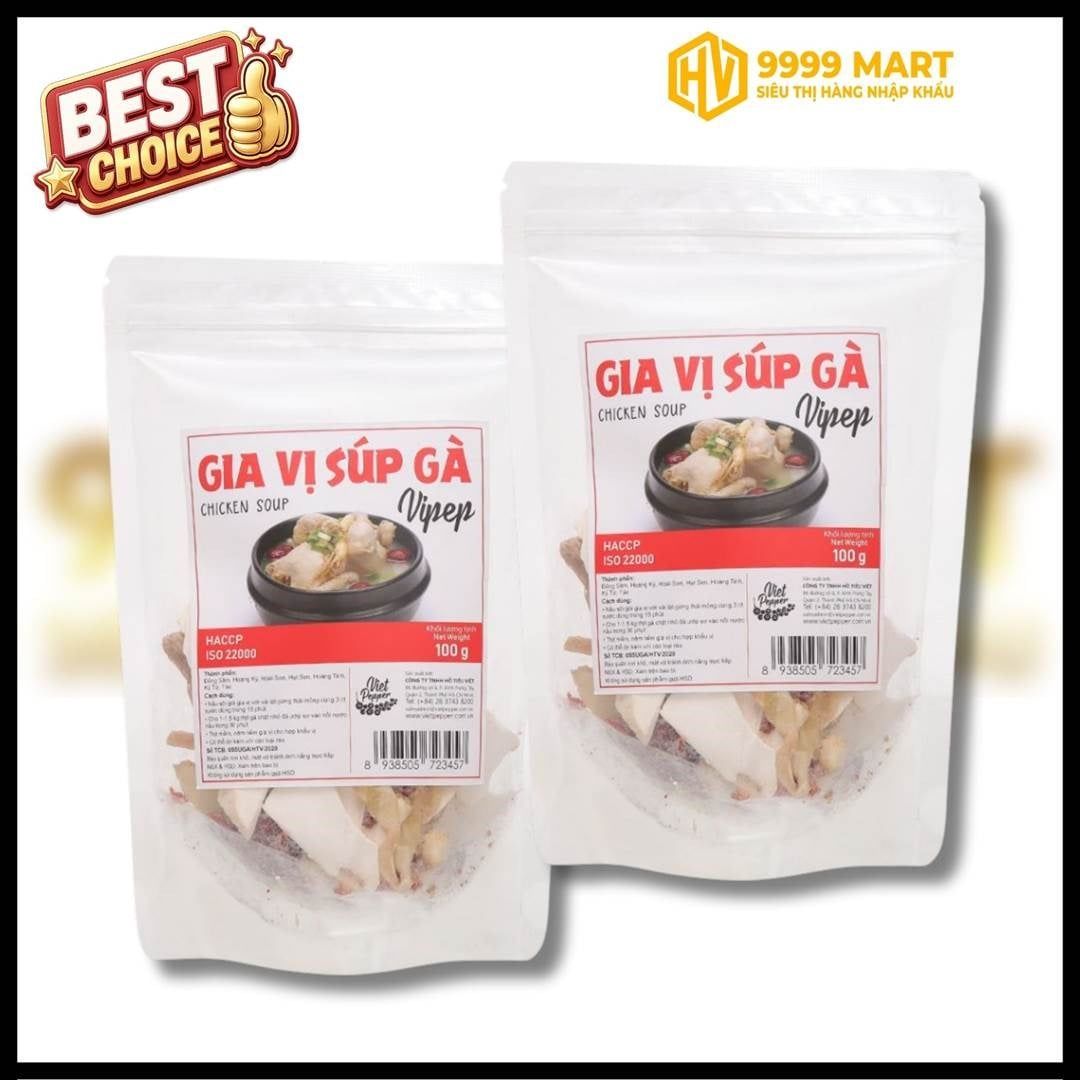  Gia Vị Súp Gà Vipep Gói 100g (0226) 