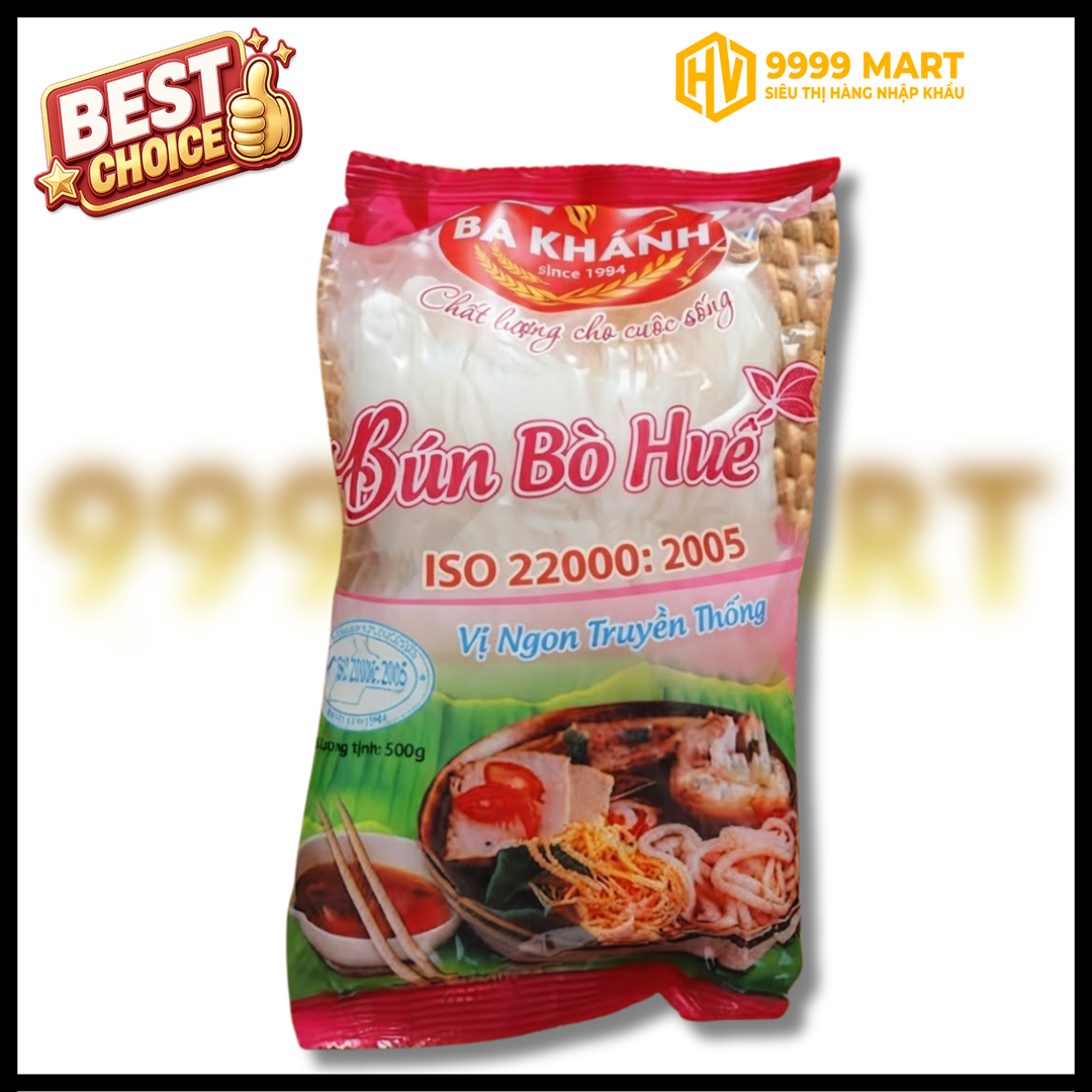  Sợi Bún Bò Huế 500g - Ba Khánh 