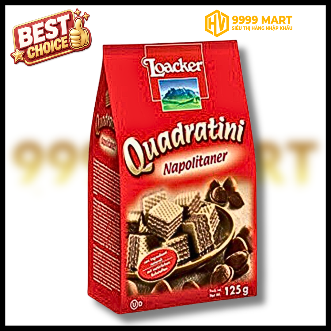  Bánh Xốp Loacker Napolitaner 125g - Ý 