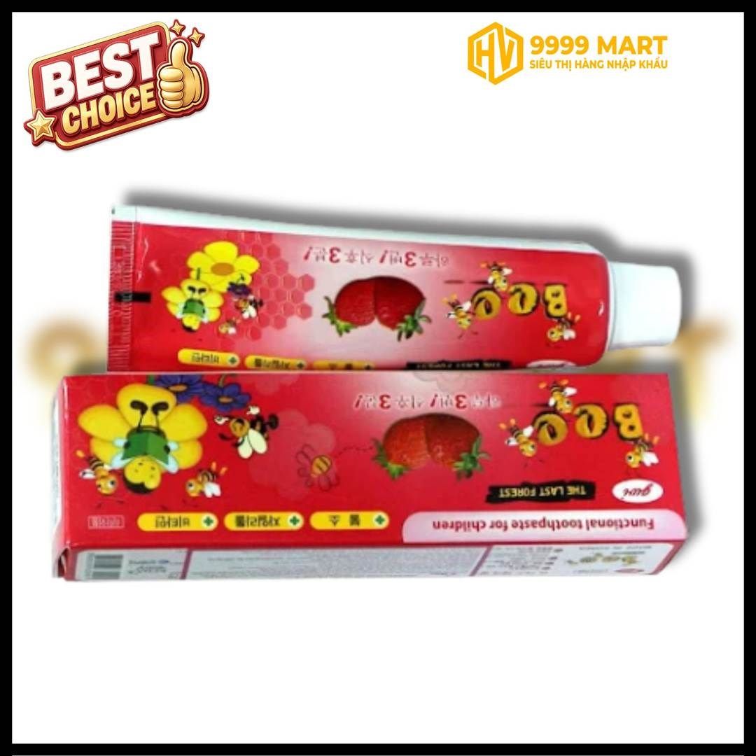  Kem Đánh Răng Trẻ Em Bee Hương Dâu 90g 
