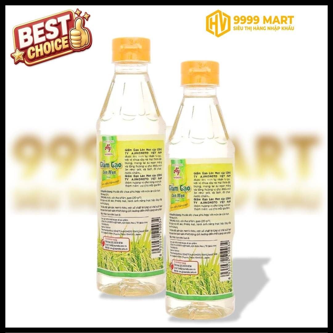  Giấm Gạo Lên Men Ajinomoto 400ml - Vn 