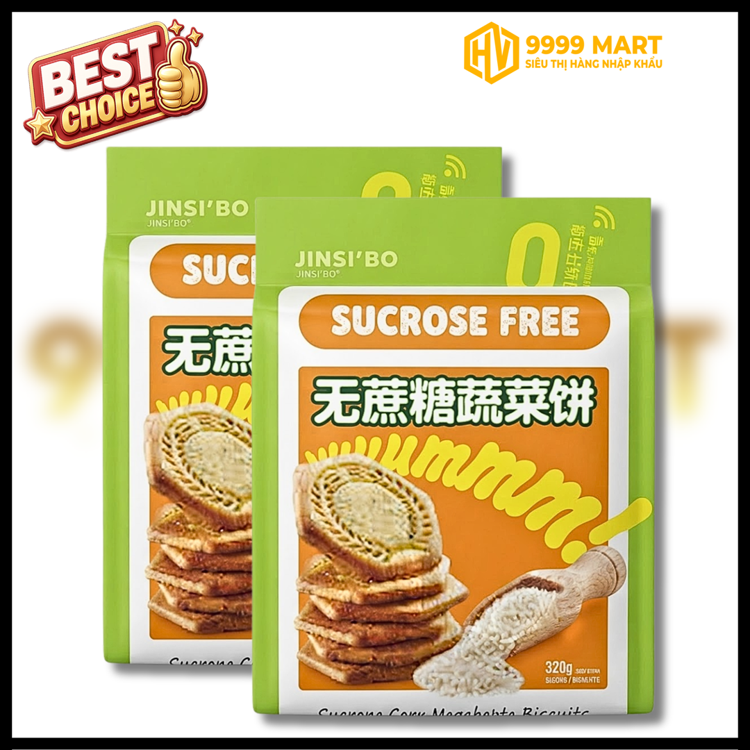  Bánh Quy Ăn Kiêng Jinsibo Vị Rau Củ 352g 