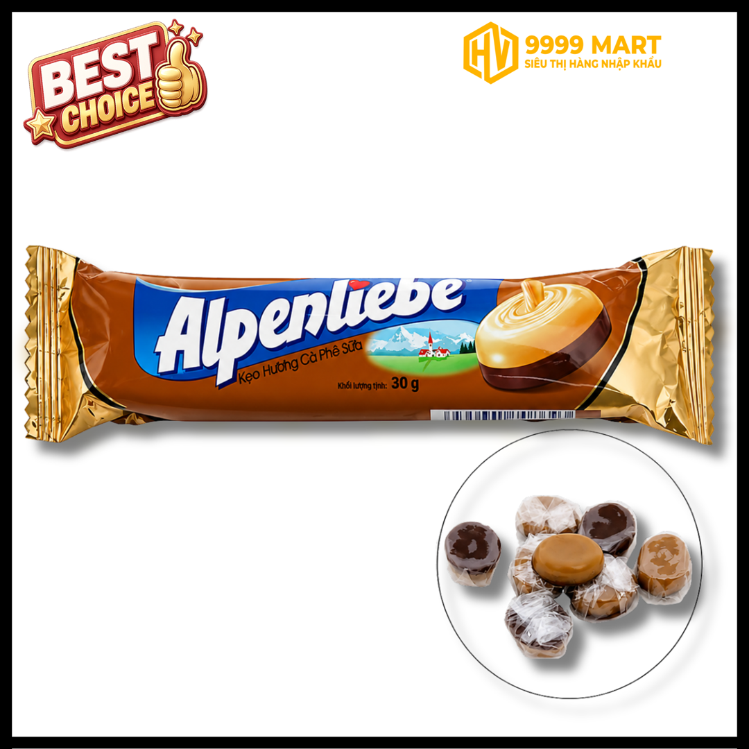  Kẹo Ngậm Alp Cà Phê Sữa 32gr 