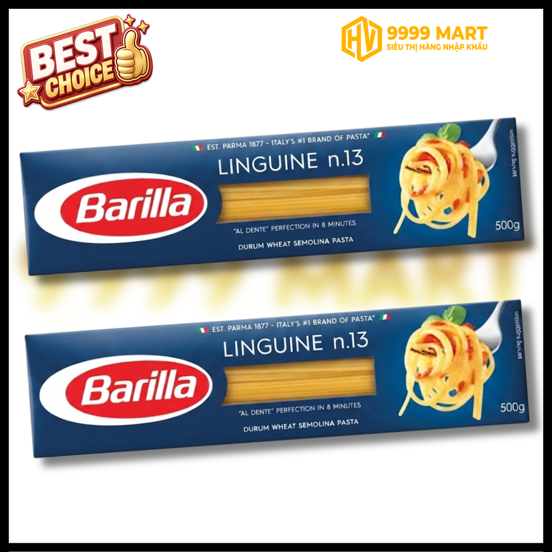  Mì Linguine Sợi Dẹp Số 13 Barilla Hộp 500g - Ý 
