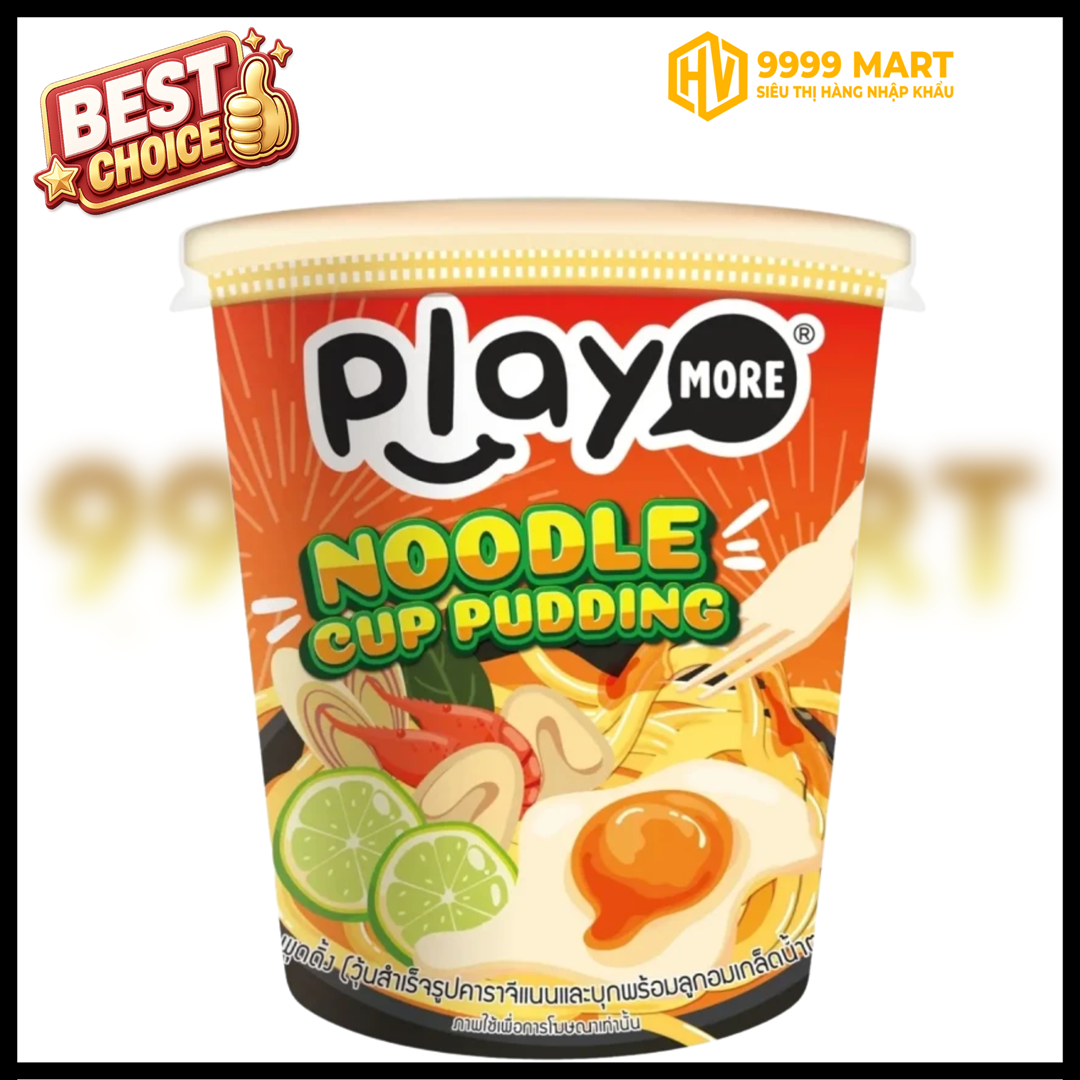  Kẹo Thạch Pudding Mì Ly Playmore 136g 