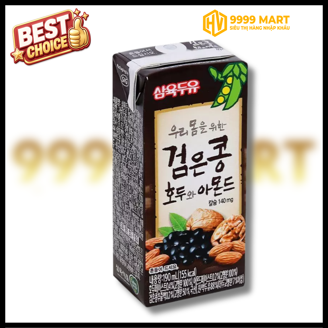  Sữa Hạt Hạnh Nhân Óc Chó 190ml - Hàn Quốc 