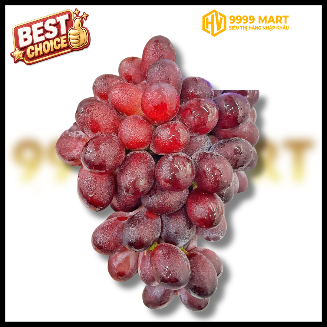  Nho Đỏ Vải Bắc Kinh (Hộp/500gr) 