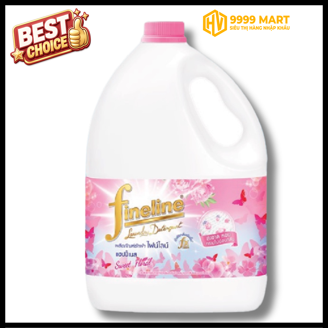  Nước Giặt Fineline 3l (Hồng) - Thái Lan 