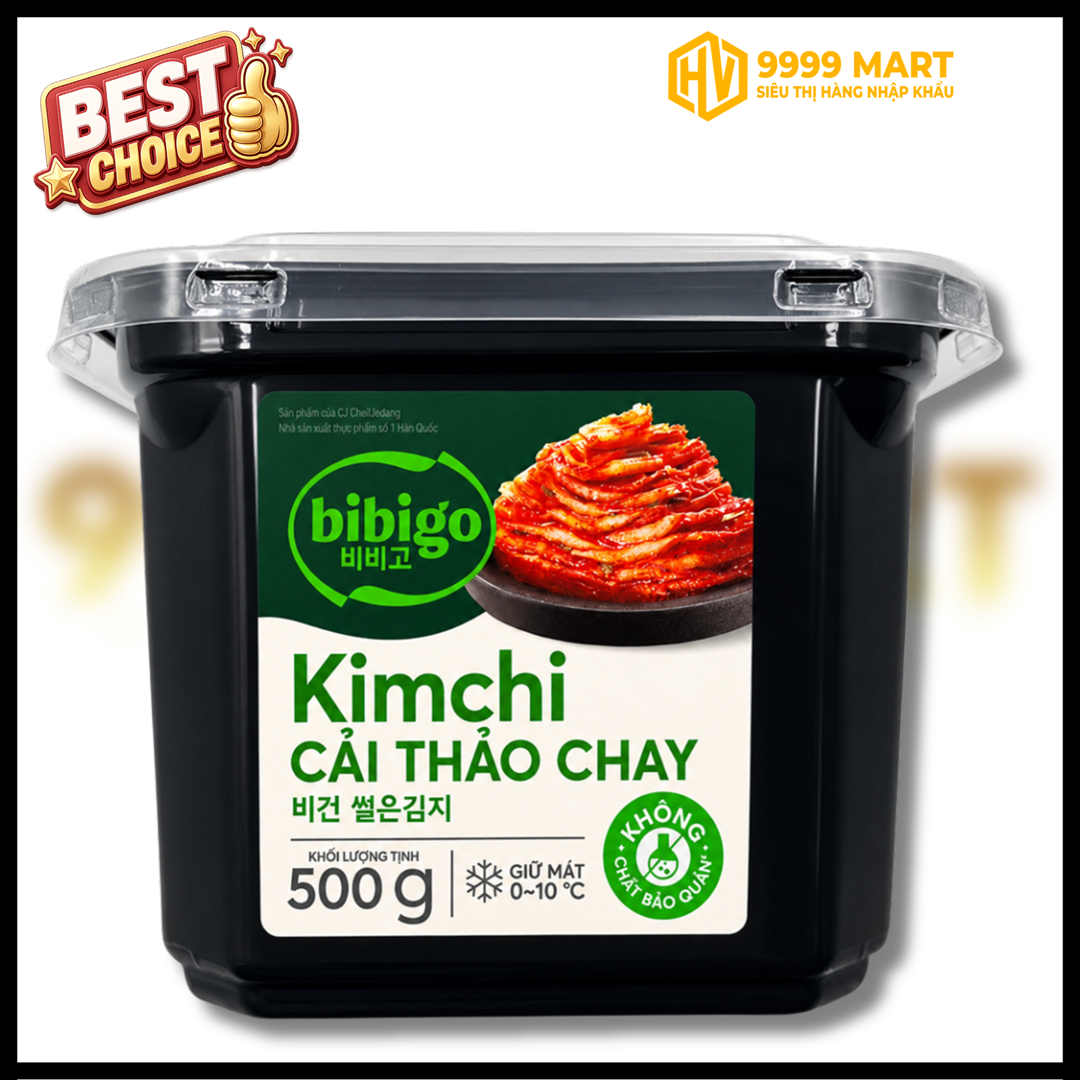  Bibigo Kim Chi Cải Thảo Chay 500g 