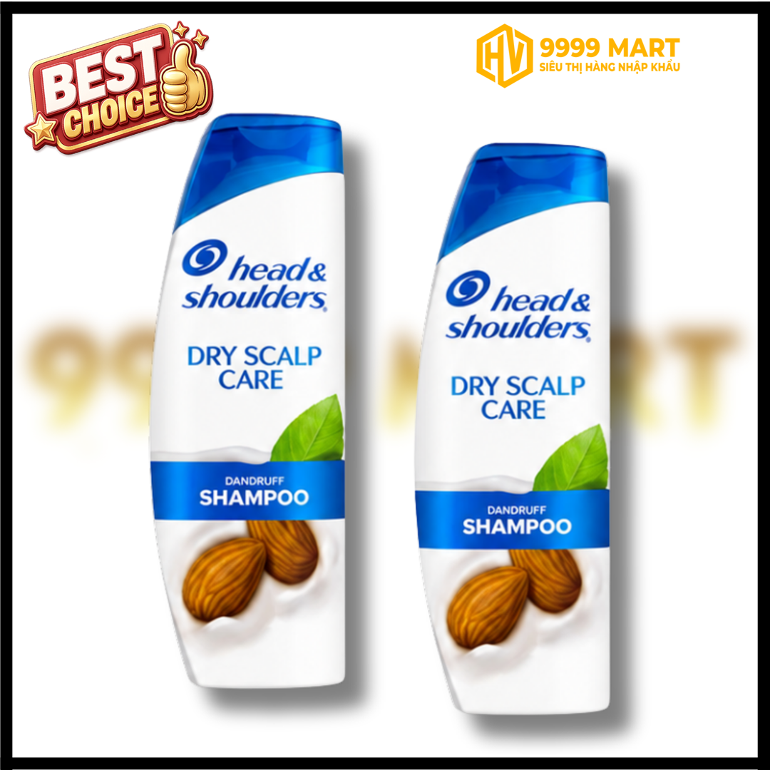  Dầu Gội Trị Gàu Head & Shoulders Dry Scalp Care 370ml - Mỹ 