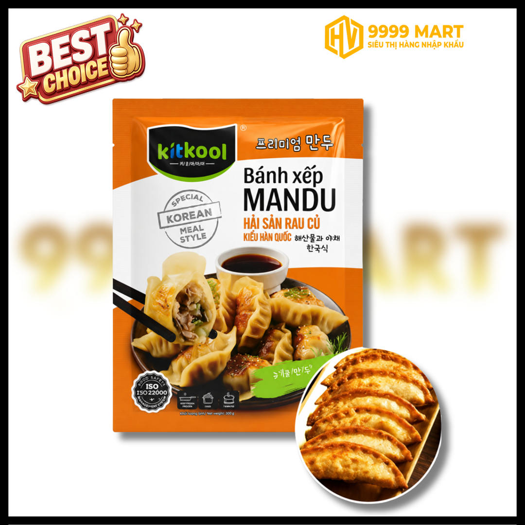  Bánh Xếp Manu Hải Sản Rau Củ LC Foods 350g - Việt Nam 