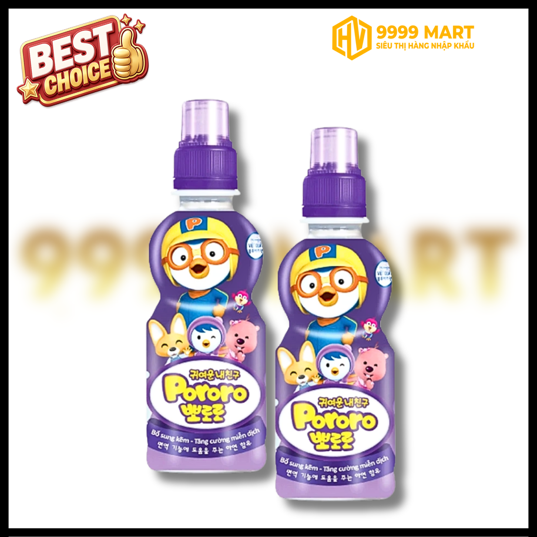  Nước Uống Pororo Hương Vị Việt Quất 235ml 