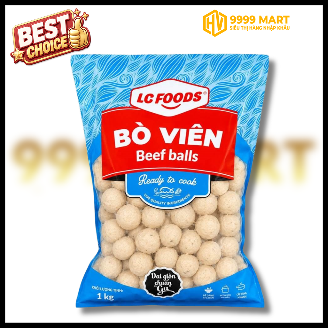  Bò Viên Ngon LC Foods 1kg - Việt Nam 