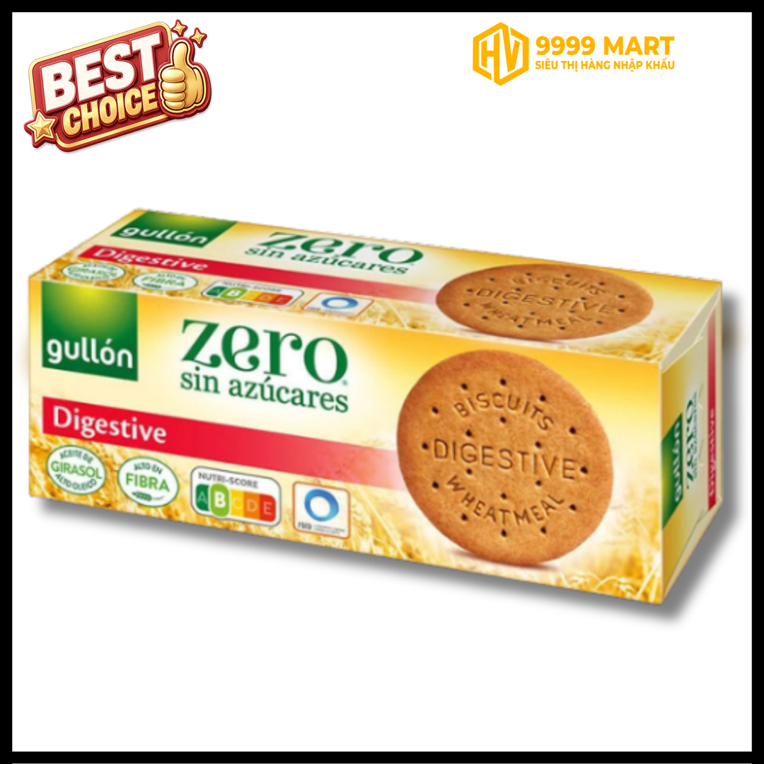  Bánh Quy Gullon Ăn Kiêng Bột Mì Nguyên Cám 400g - Tây Ban Nha 