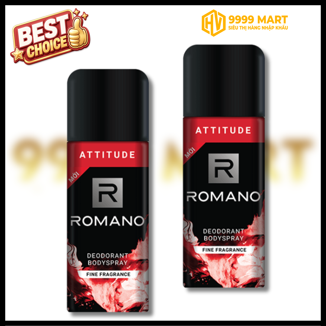  Romano Xịt Khử Mùi Attitude 150ml Tặng 30% 