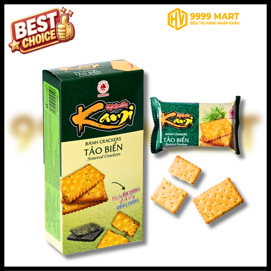  Bánh Crackers Tảo Biển Kami 230g 