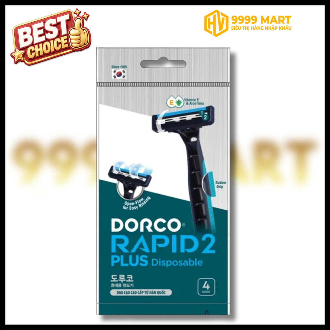  Dao Cạo Râu Dorco Rapid 2 Plus 