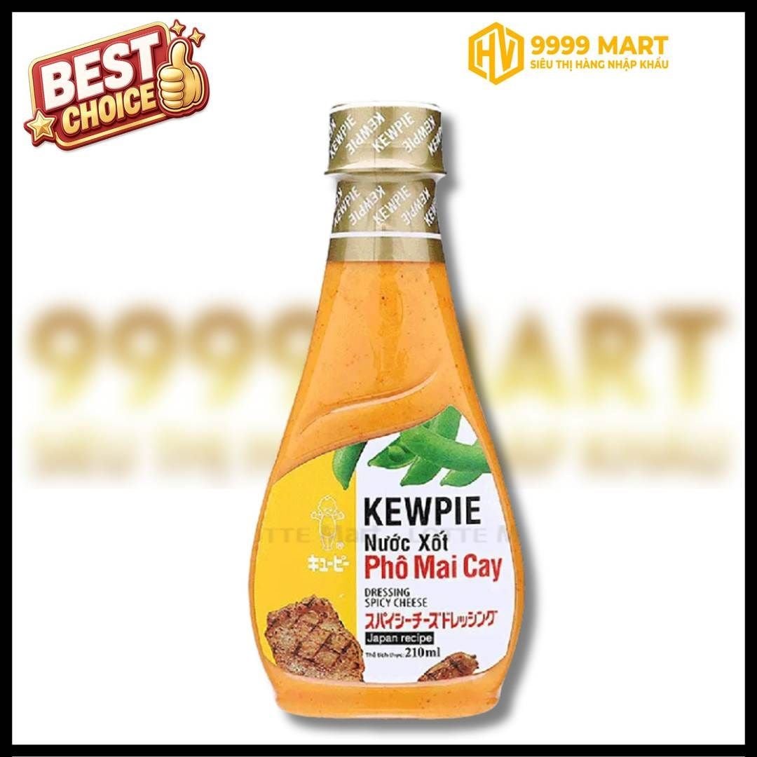  Nước Sốt Phô Mai Kewpie Cay Chai 210ml 