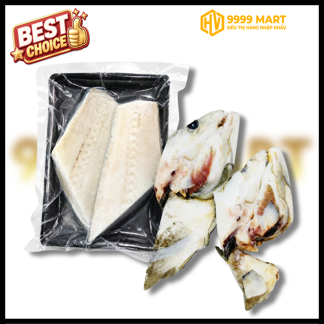 Đầu, Đuôi Cá Tuyết - Pháp (Kg) 