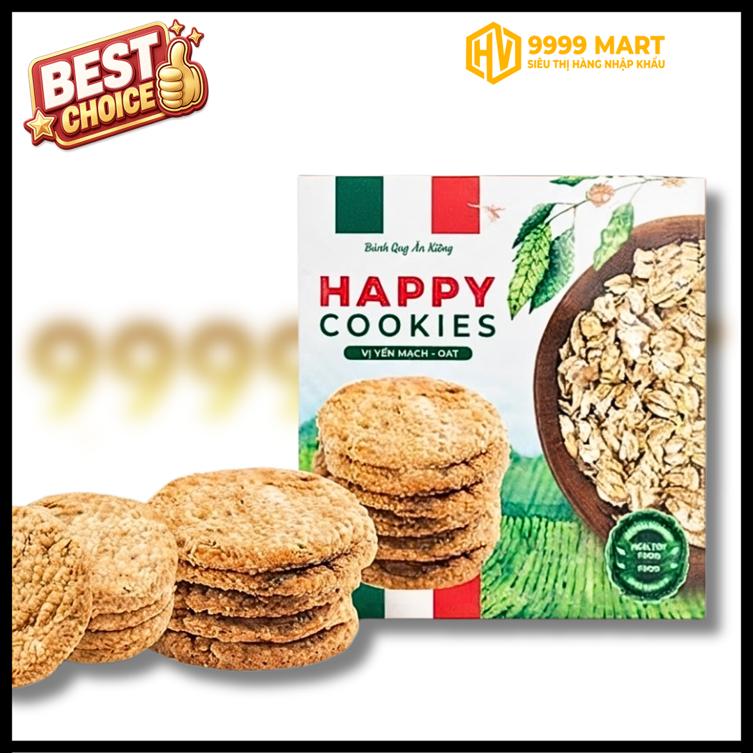  Bánh Quy Ăn Kiêng Happy Vị Yến Mạch 250g - Việt Nam 