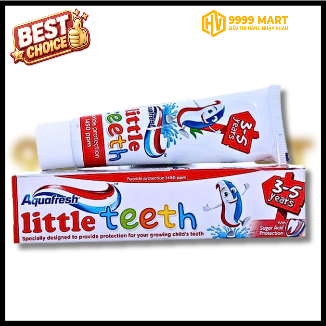  Kem Đánh Răng Aquafresh Cho Trẻ Em Từ 3-5 Tuổi 
