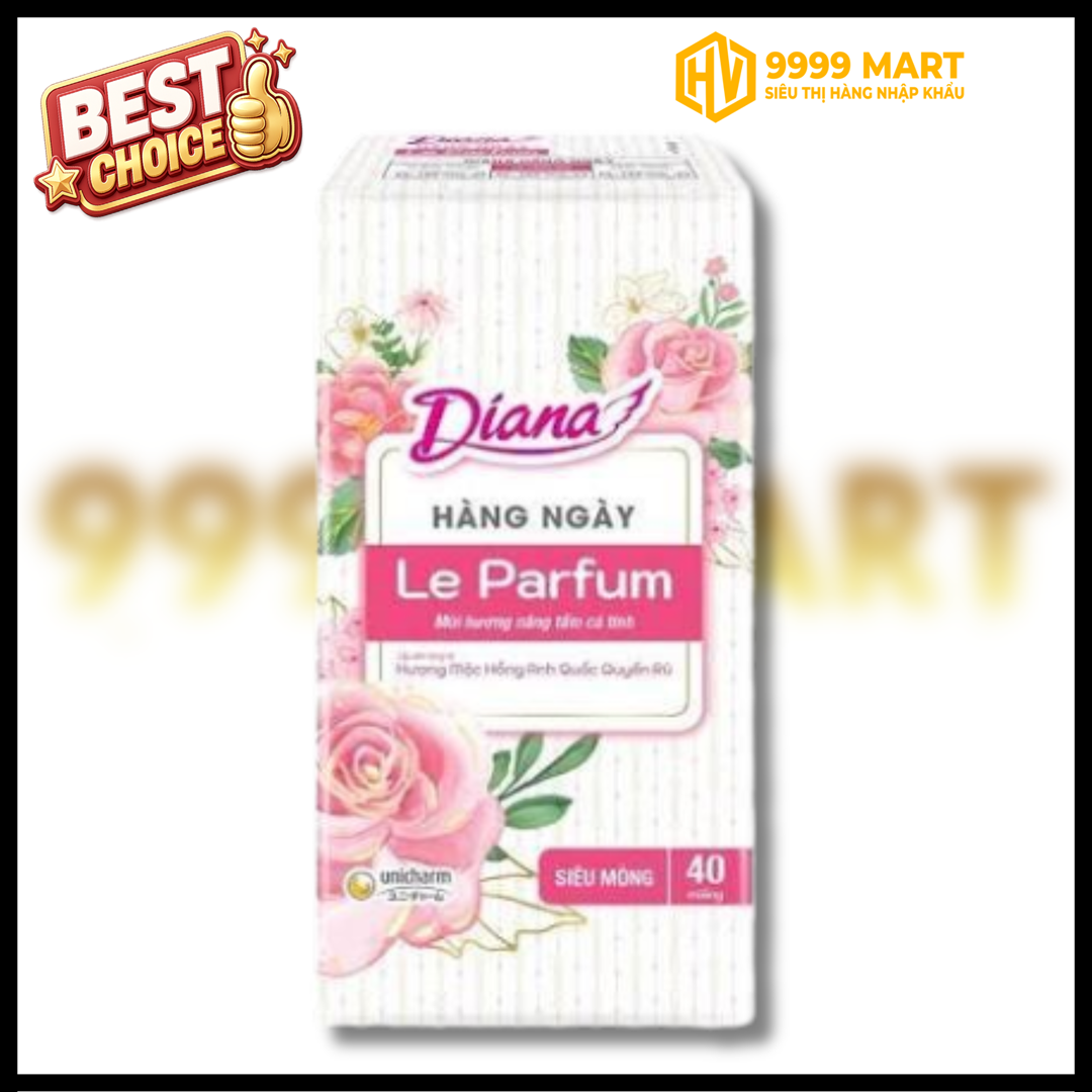  Băng Vệ Sinh Diana Hằng Ngày Le Parfum Mộc Hồng 40 Miếng 