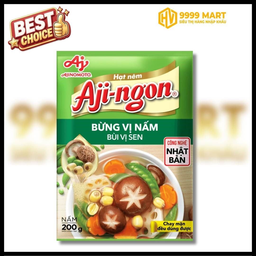  Hạt Nêm Aji-ngon Nấm Hương 200g 