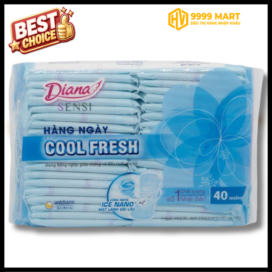  Băng Vệ Sinh Diana Hn Sensi Cool Fresh 40M 