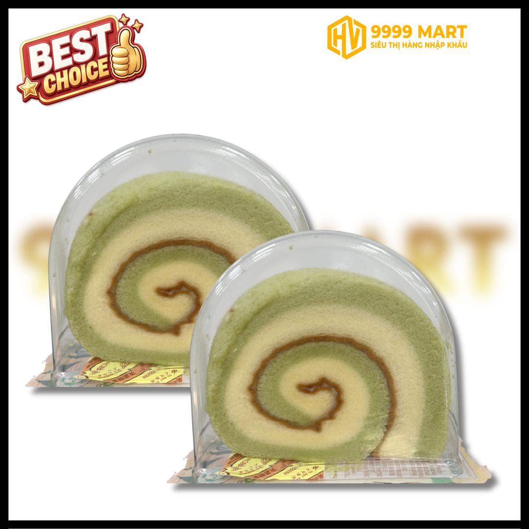  Bánh Bông Lan Cuộn Matcha - Đài Loan 