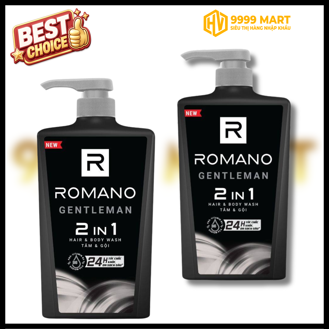  Ro Dầu Gội Gentleman 650g Tặng 25% 